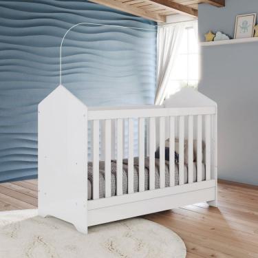 Imagem de Berço Mini Cama 3 em 1 Vanila Branco