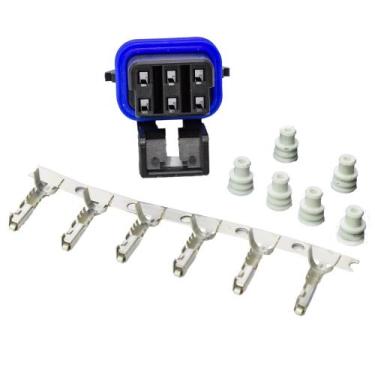 Imagem de Kit Chicote do Farol Mercedes Accelo 815C 915C 1016 6 Vias Fêmea - R7 