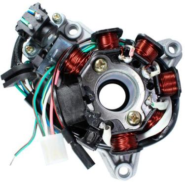 Imagem de Estator gerador magneto completo CG125 Today Titan 1992 a 1999 XLR125 