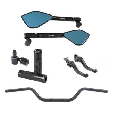 Imagem de Manete Manopla Retrovisor Peso Guidão Cb300r Strada Twister - Stark Ra