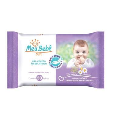 Imagem de Lenço Umedecido Meu Bebê Soft C/50 Unidades - HYGIELINE