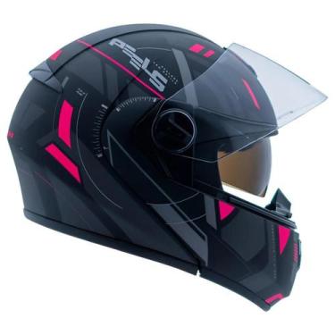 Imagem de Capacete Moto Peels U-RB2 Dynamic Articulado Fosco viseira cor:preto f