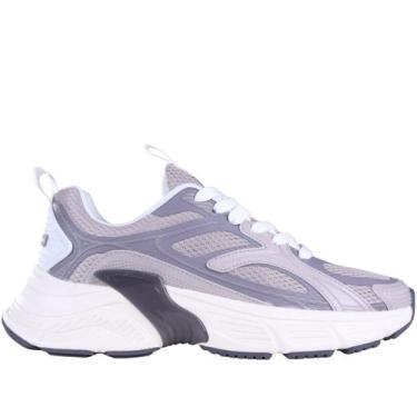 Imagem de Tênis Feminino Esportivo Pegada 291601 Cinza, 36