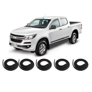 Imagem de Kit Borracha Vedação Das 4 Portas + Borracha Do Porta Malas S10 2012 e
