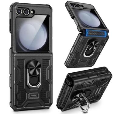 Imagem de Capa VEGO para Samsung Galaxy Z Flip 5 com suporte de anel de 360