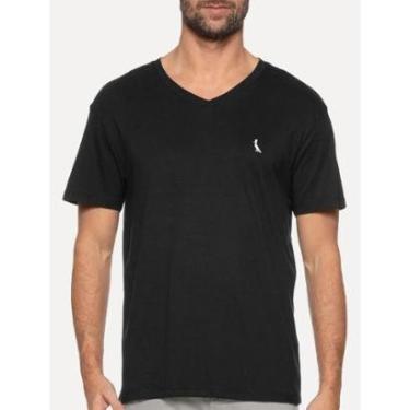 Imagem de Camiseta Reserva Masculina V-Neck Vento Icon Preta-Masculino