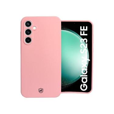 Imagem de Capa case capinha para Samsung Galaxy S23 FE - Silicon Premium Rosa - 