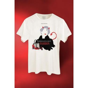 Imagem de Camiseta O Diabo Veste Prada Miranda Priestly - Piticas, G2, Off white