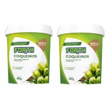 Imagem de Adubo Fertilizante Forth Coqueiros Kit 2 x 400g - Forth Jardim