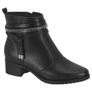 Imagem de Bota Cano Curto Moleca 5346.103 Feminina - Preta-Feminino