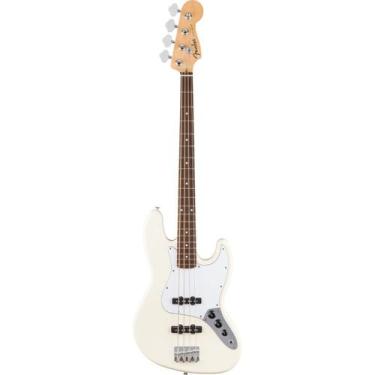 Imagem de Baixo 4 Cordas Fender Standard Jazz Bass Olympic White