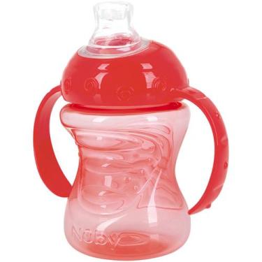 Imagem de Copo Com Alça Nuby Treinamento Bico Silicone Antivazamento - NÛBY, Cor