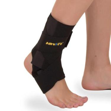 Imagem de Estabilizador De Tornozelo Em Neoprene Bilateral Preto - Artipé - Arti