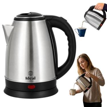 Imagem de Chaleira Elétrica 1.8 Litros Aço Inox 220V Jarra Café Fervura Rápida B