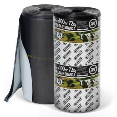 Imagem de Lona Plastica Lonax Agro Preta/Branca 6 x 100m 72Kg