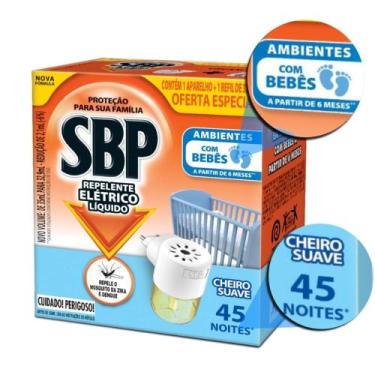 Imagem de Repelente Elétrico Líquido Sbp Aparelho + Refil Cheiro Suave 32,9ml