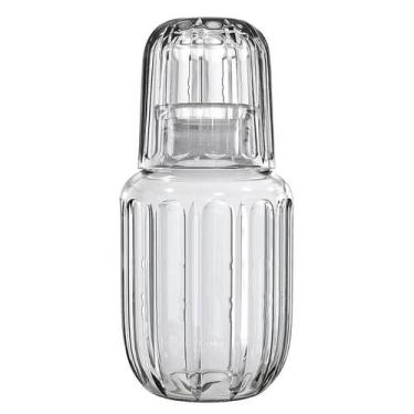 Imagem de Moringa Soho Cristal Ecológico 600ml com Copo 200ml Elegante Mesa Post