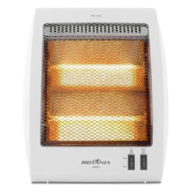 Imagem de Aquecedor Elétrico AB800B com Lâmpadas Halógenas 800W para Ambientes Pequenos Britânia 110V