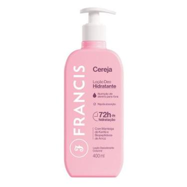 Imagem de Loção Deo Hidratante Francis Cereja 72h 400ml