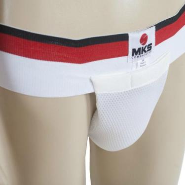 Imagem de Protetor Genital Coquilha Mks Combat Branco, M