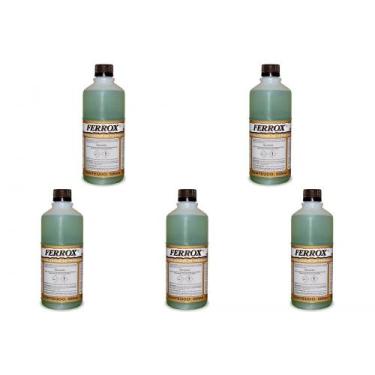 Imagem de Kit C/5 - Removedor De Ferrugem Ferrox Anticorrosivo 500Ml - NATRIELLI