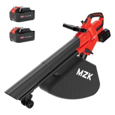 Imagem de Aspirador de Folhas MZK 40V Sem Fio com Saco de 40L e 2 Baterias de 4,