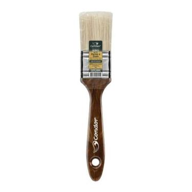 Imagem de Pincel Médio Cerda Gris 1.1-2" Condor para Pintura Látex e Acrílica com Acabamento Uniforme