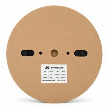 Imagem de Tubo Termo Retrátil 9mm 1kV Sem Cola 2:1 3/8" Preto - 1 metro - TERMOL