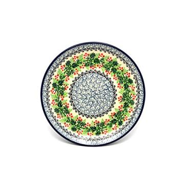 Imagem de Prato de cerâmica polida – Salada/sobremesa (19 cm) – azevinho