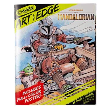 Imagem de Crayola Mandalorian Coloring Book with Poster, Baby Yoda Featured, Styles Vary, 28 Pages