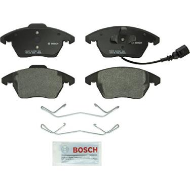 Imagem de Bosch BP1107 QuietCast Conjunto de pastilhas de freio de disco semimet lico premium para: Audi A3, A3 Quattro, Quattro, TT; Volkswagen Beetle, Bora, Eos, Golf, Golf SportWagen, GTI, Jetta, Passat, Passat CC, Coelho, Frente