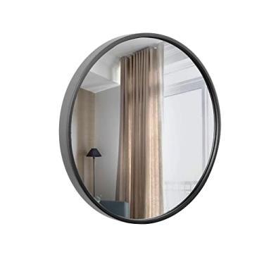 Imagem de Espelho Decorativo Round Externo Preto 30 cm Redondo