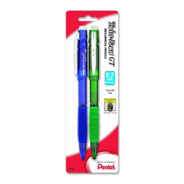 Imagem de Pentel Lapiseira Twist-Erase GT (0,7 mm), cores sortidas em barril, a cor pode variar, pacote com 2 (QE207BP2M)
