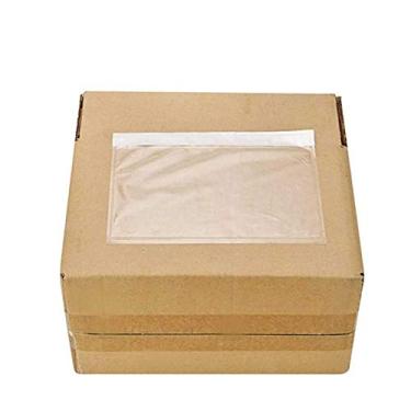 Imagem de Bolsas de embalagem BESTEASY, adesivo transparente, lista de embalagem/envelopes com etiqueta de envio, 100 pack