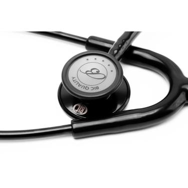 Imagem de Estetoscópio Bic Adulto Duplo Inox Preto All Black Es1507