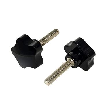 Imagem de Flyshop Star Hand Knobs Grips Parafuso de aperto macho rosqueado, 50 mm de diâmetro, M10 x 40 mm, 20 peças