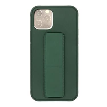 Imagem de Estojo de alça de pulso de luxo para Samsung Galaxy S20FE Note 20 Ultra S10 S20 Note 10 Plus S10E A51 A71 A11 Suporte magnético Capa Magnética, Gark Green, Para S20