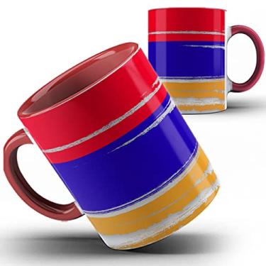 Imagem de Caneca vermelha Europa presente País Armênia 2