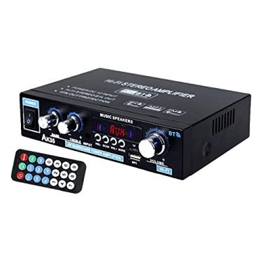 Imagem de AK35 90W + 90W Amplificador de potência de áudio 2.0 CH Receiver Bass & Control Amplificador de som 2 canais para carro MP3 PA System Potência