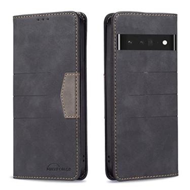 Imagem de For Google Pixel 7 Pro 5G Magnetic Splicing Leather Phone Case