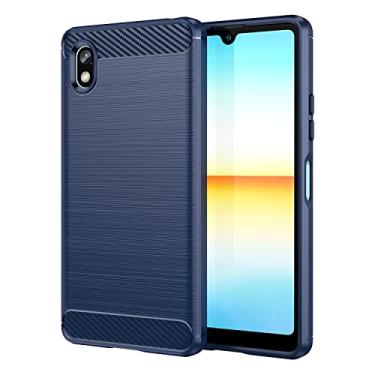 Imagem de For Sony Ace III Brushed Texture Carbon Fiber TPU Phone Case