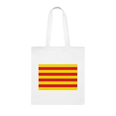 Imagem de Sacola Catalonia 4, presente da Catalunha, bolsa de ombro Catalunha, sacos reutilizáveis Catalunha, ideia de presente de cesta de Natal de aniversário, presente para ela, presente