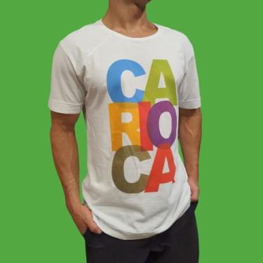 Imagem de T-Shirt Estonada Branco Carioca - Draco
