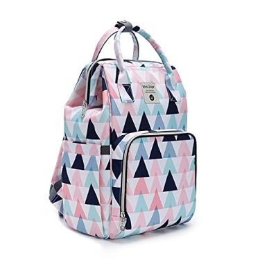 Imagem de Tingpai Bolsa de f ldas Bolsa portátil pa múmias Bolsa de viagem de g nde dade com alças de carrinho pa bebês recém-nascidos.