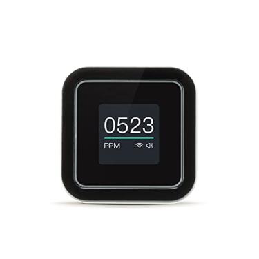 Imagem de Tingpai Detector de CO2 igente com detector de CO2 de dióxido de carbono sobre a concent ção padrão Função de alarme Exibição do tempo e do tempo