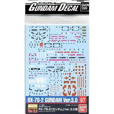 Imagem de BANDAI Decal MG Gundam Ver. 3.0 - Kit de Modelo Hobby - Criança - Sci-Fi
