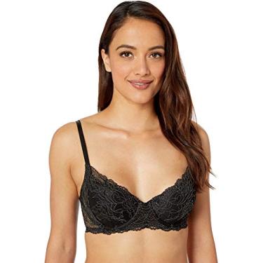 Imagem de Natori Drama Sutiã feminino com aro e contorno, Preto/ardósia escura, 36DD