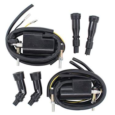 Imagem de MOTOKU Pacote com 2 bobinas de ignição de 12 V para Suzuki GSXR750 GSXR600 GS1100 GS750 Bandit 1200 para Kawasaki Zephyr ZR550B ZZR1200 ZZR600 ZRX1100 Z1000