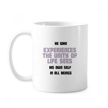 Imagem de See Youself in Beings Blessing Caneca Cultura Cerâmica Café Porcelana Utensílios de Mesa