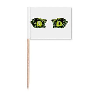 Imagem de Decoração de olho de monstro de animal de desenho animado, bandeiras de palito, marcador para decoração de festa